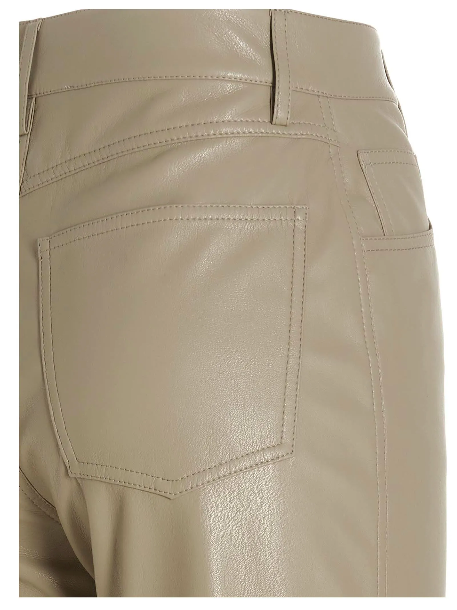 Nanushka Button Detailed Wide Leg Flared Trousers