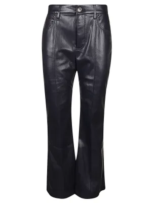Nanushka Faux Leather High Waist Trousers