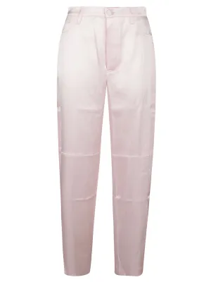 Nanushka High Waisted Straight-Leg Trousers