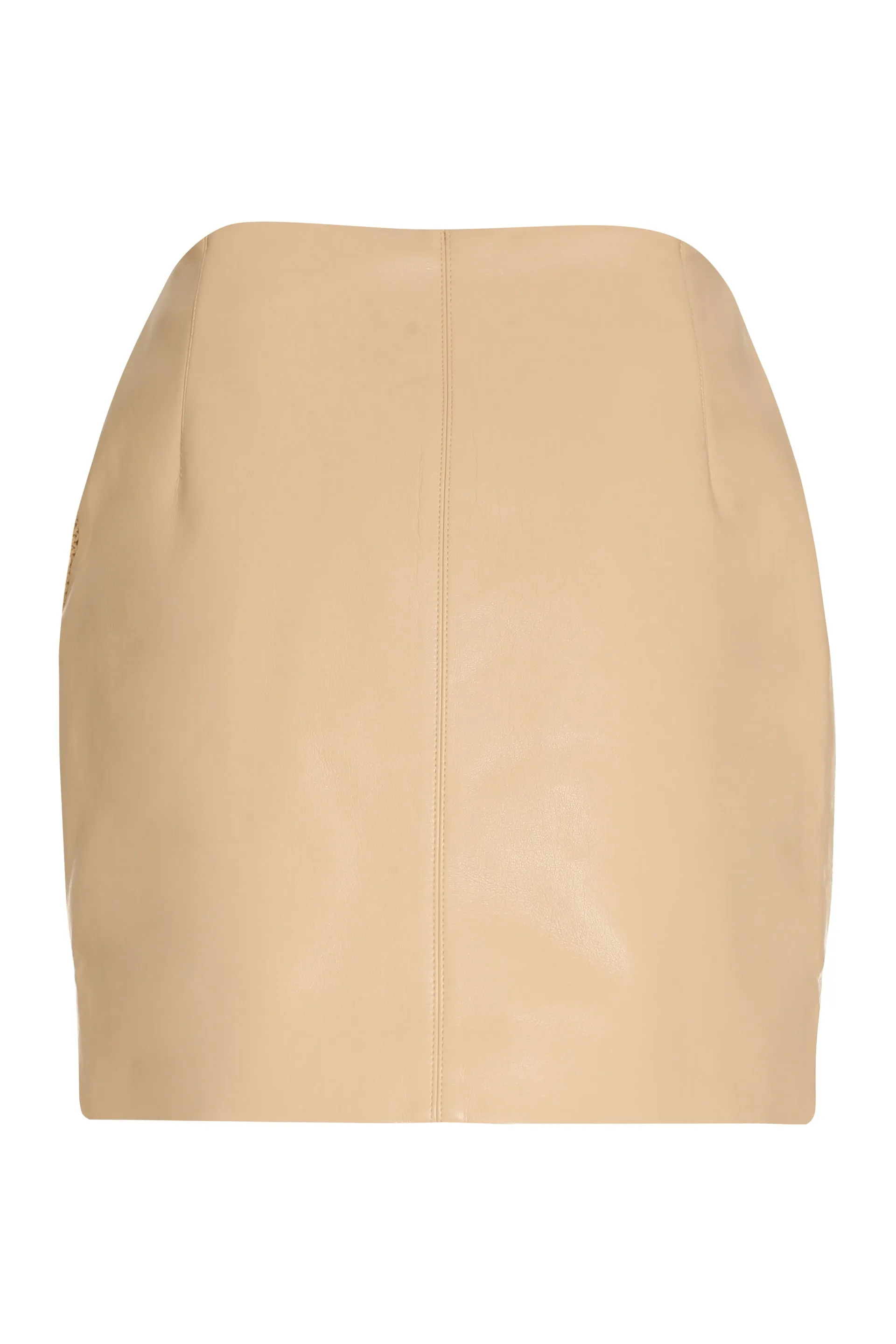 Nanushka Slim Fit Round Hem Mini Skirt
