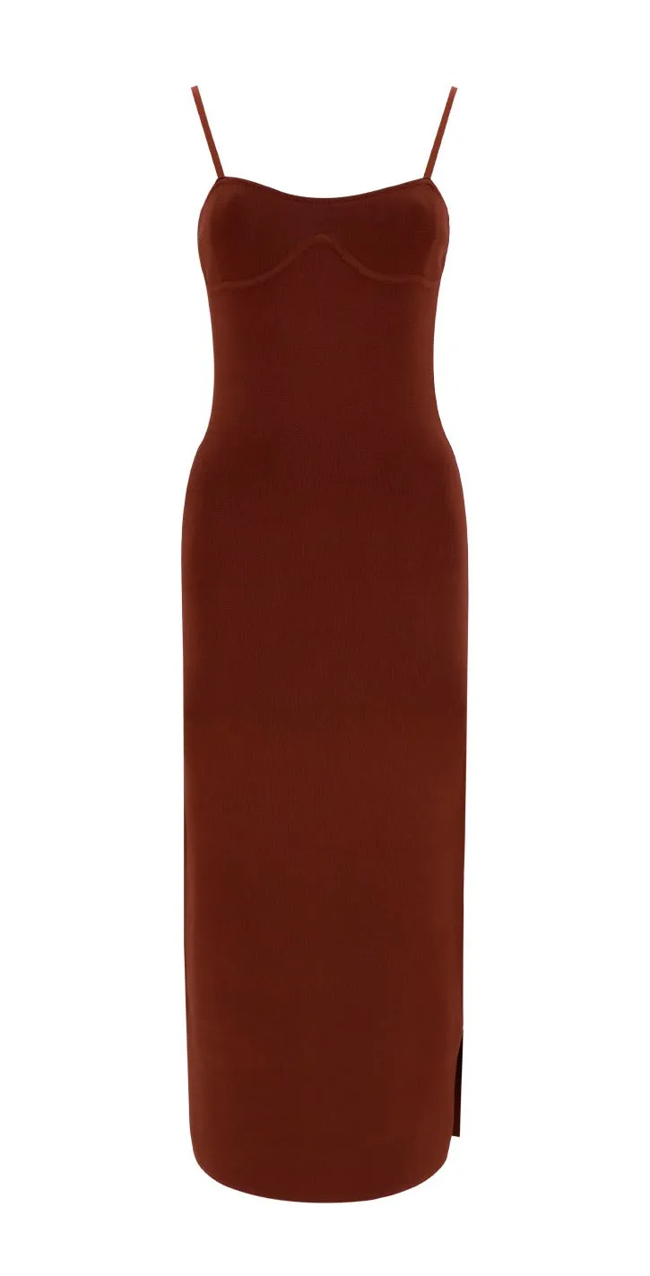 Nanushka Slim Fit Sleeveless Midi Dress