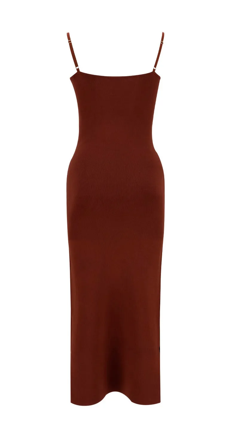 Nanushka Slim Fit Sleeveless Midi Dress