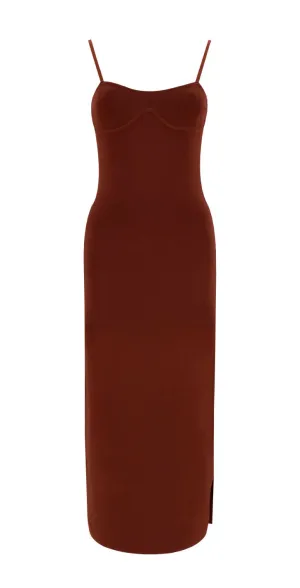 Nanushka Slim Fit Sleeveless Midi Dress