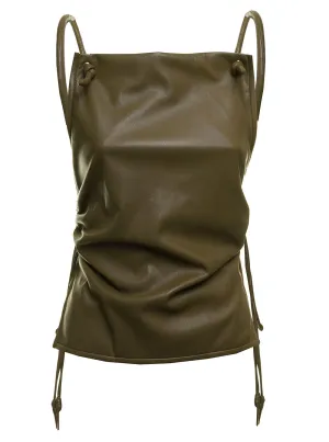 Nanushka Square Neck Tubular-Strap Top