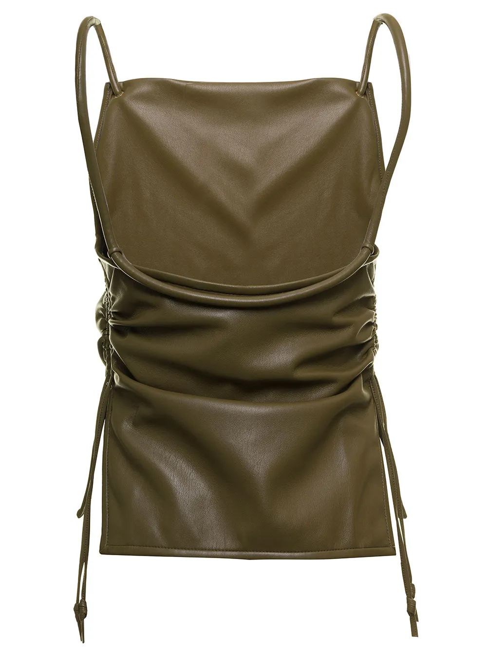 Nanushka Square Neck Tubular-Strap Top