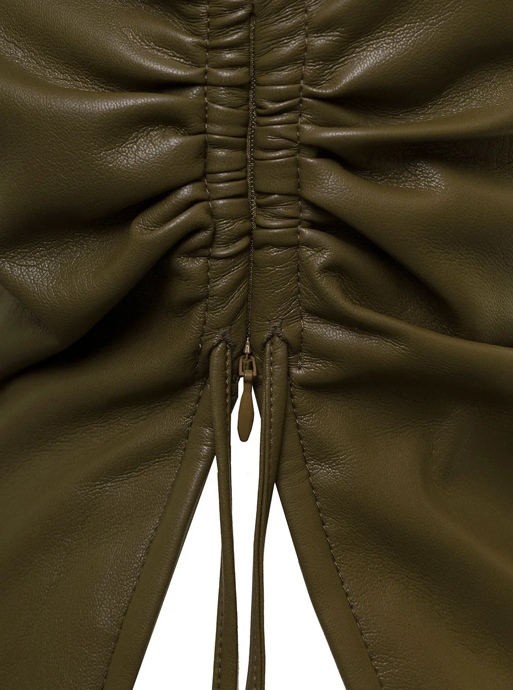 Nanushka Square Neck Tubular-Strap Top