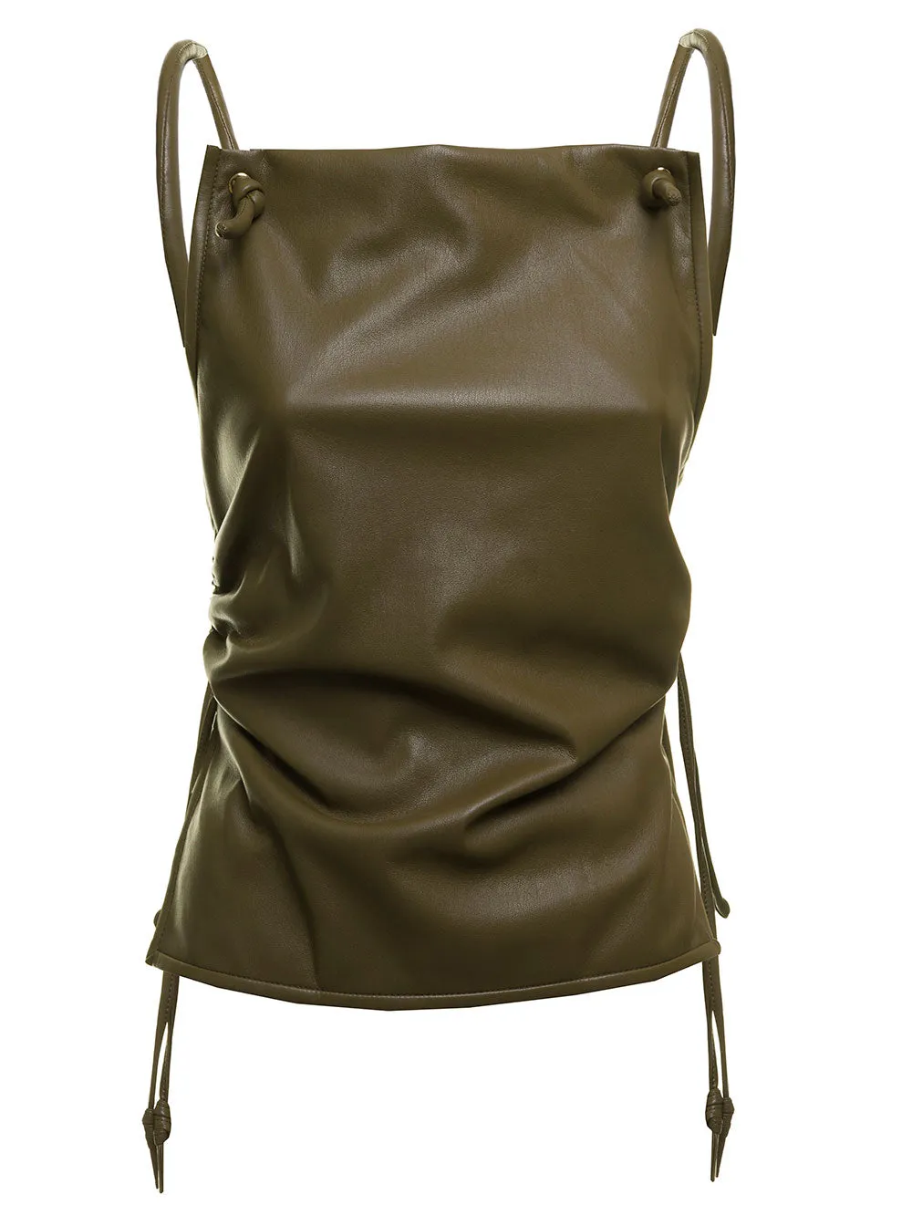 Nanushka Square Neck Tubular-Strap Top