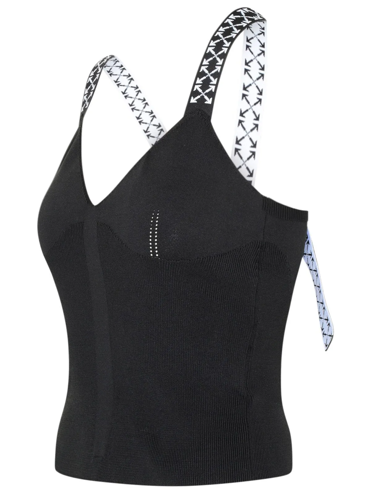 Off-White Bold Arrows Logo Tape Tank Top