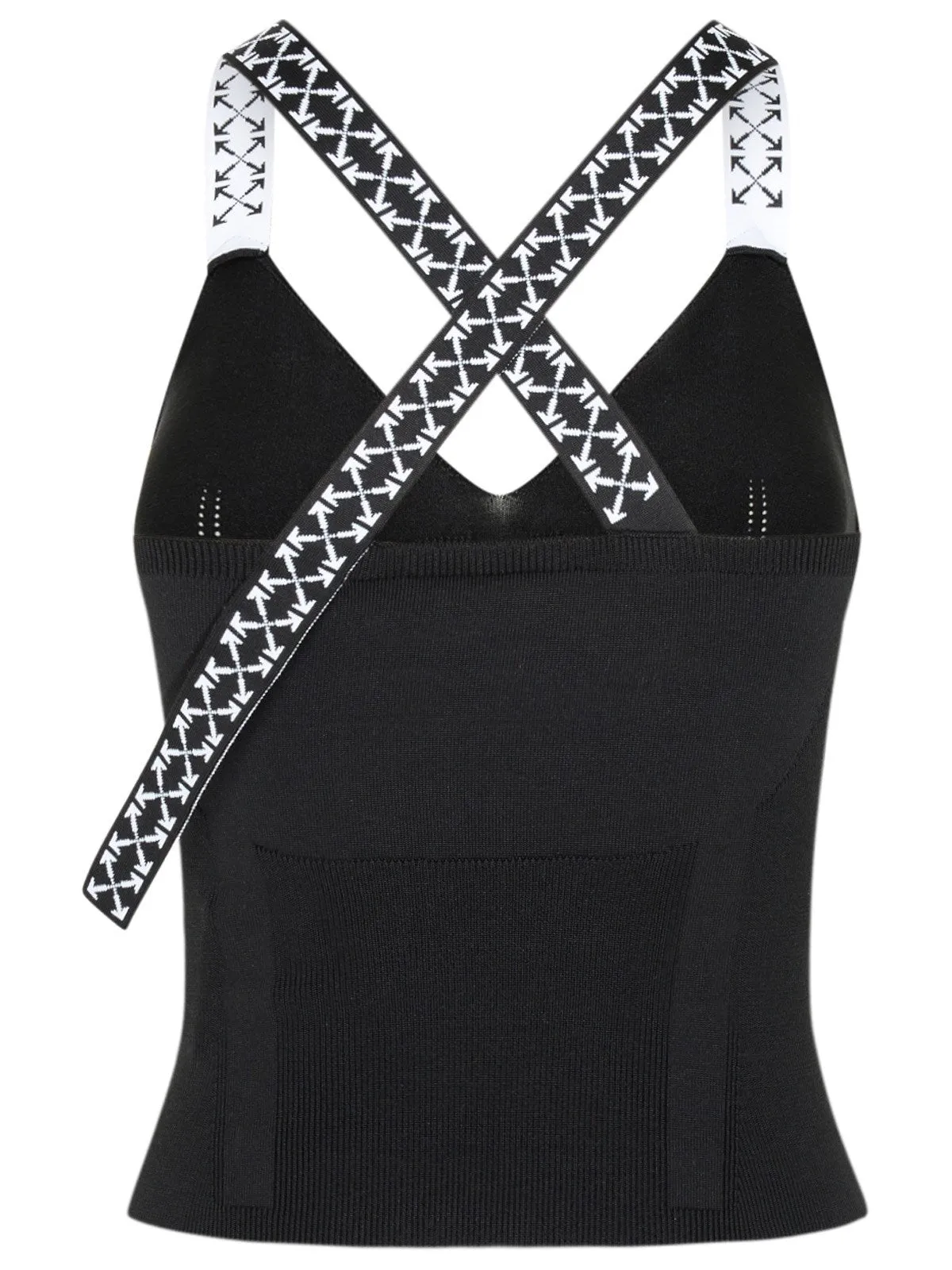 Off-White Bold Arrows Logo Tape Tank Top