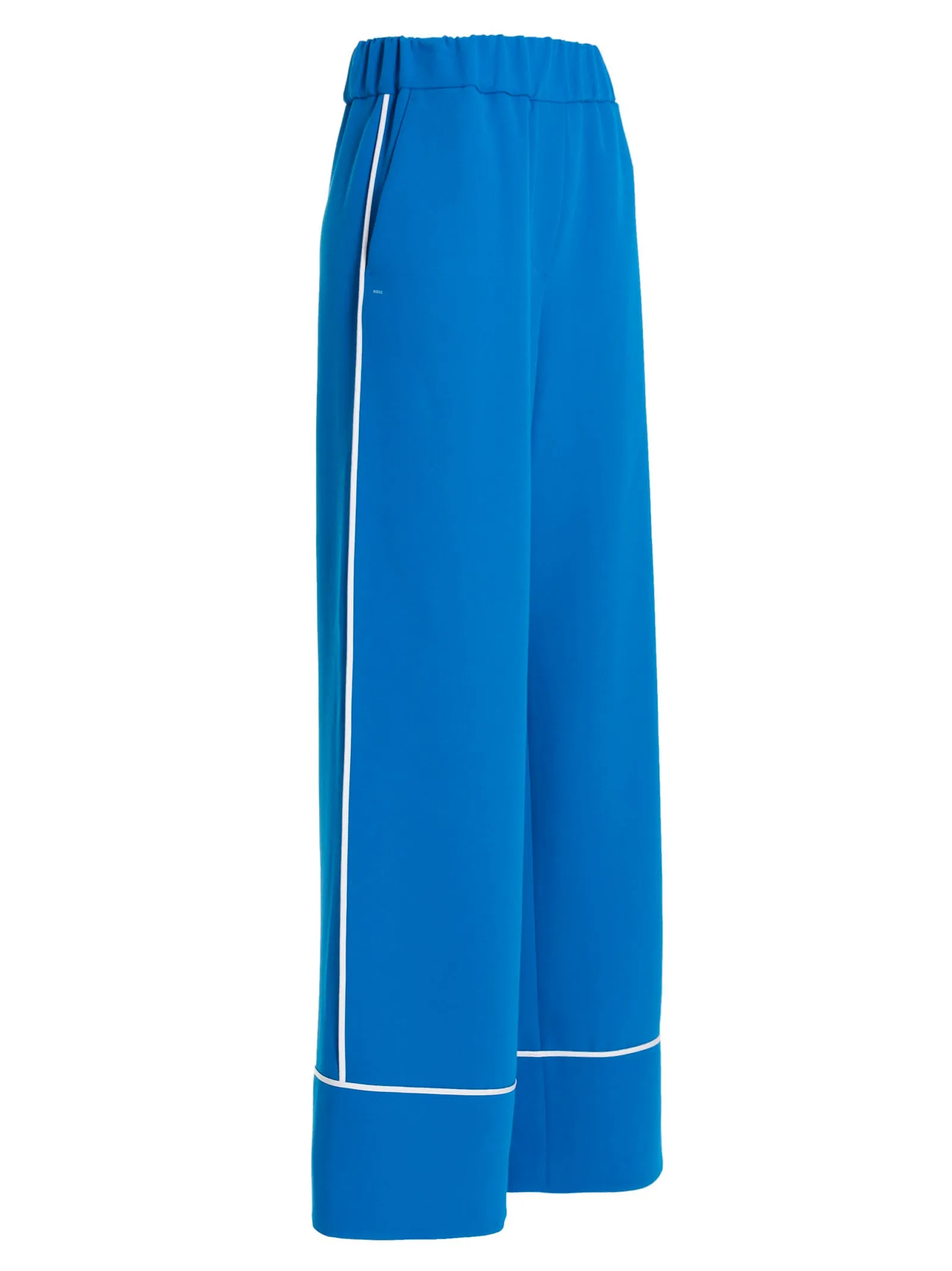Off-White Cady High Waist Wide Leg Trousers