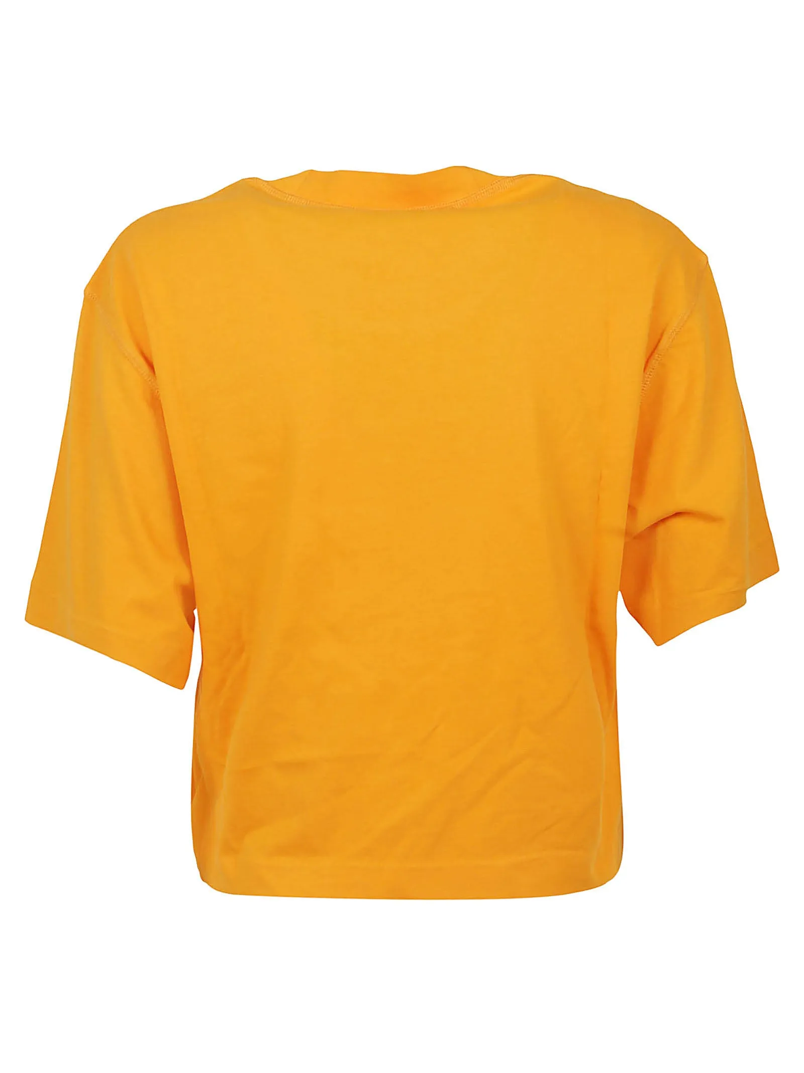 Off-White Cropped Crewneck T-Shirt