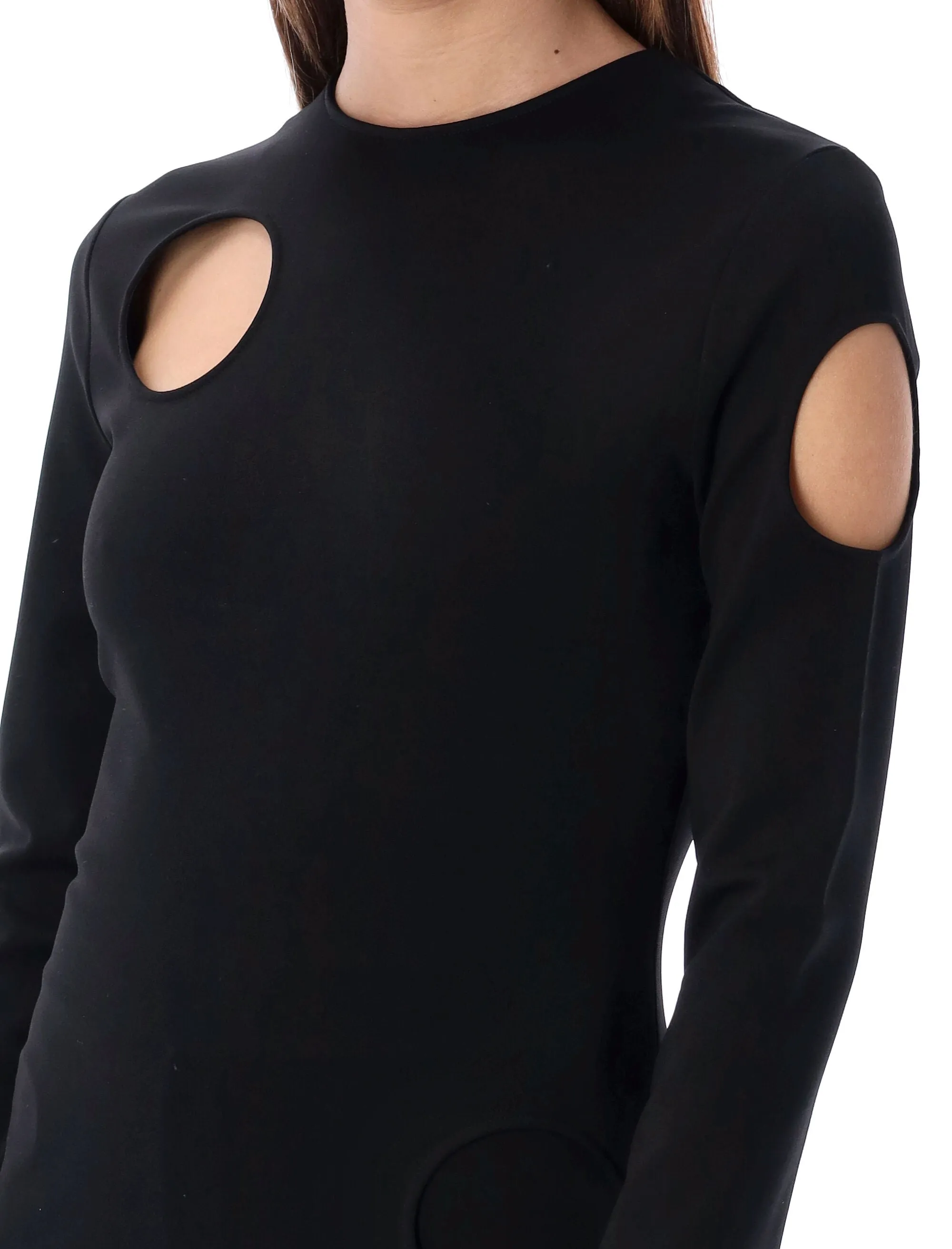 Off-White Meteor Crewneck Cut-Out Top