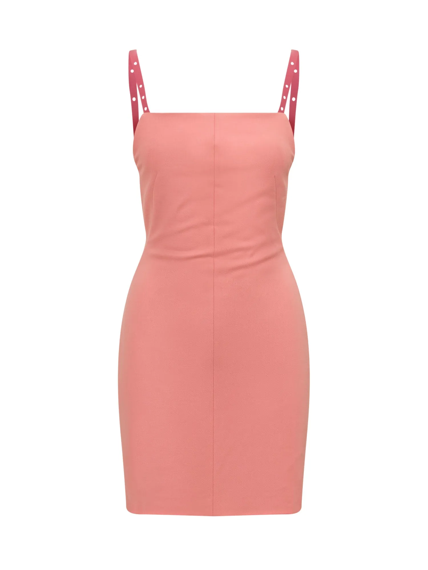 Off-White Open Back Mini Dress