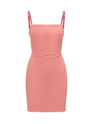 Off-White Open Back Mini Dress
