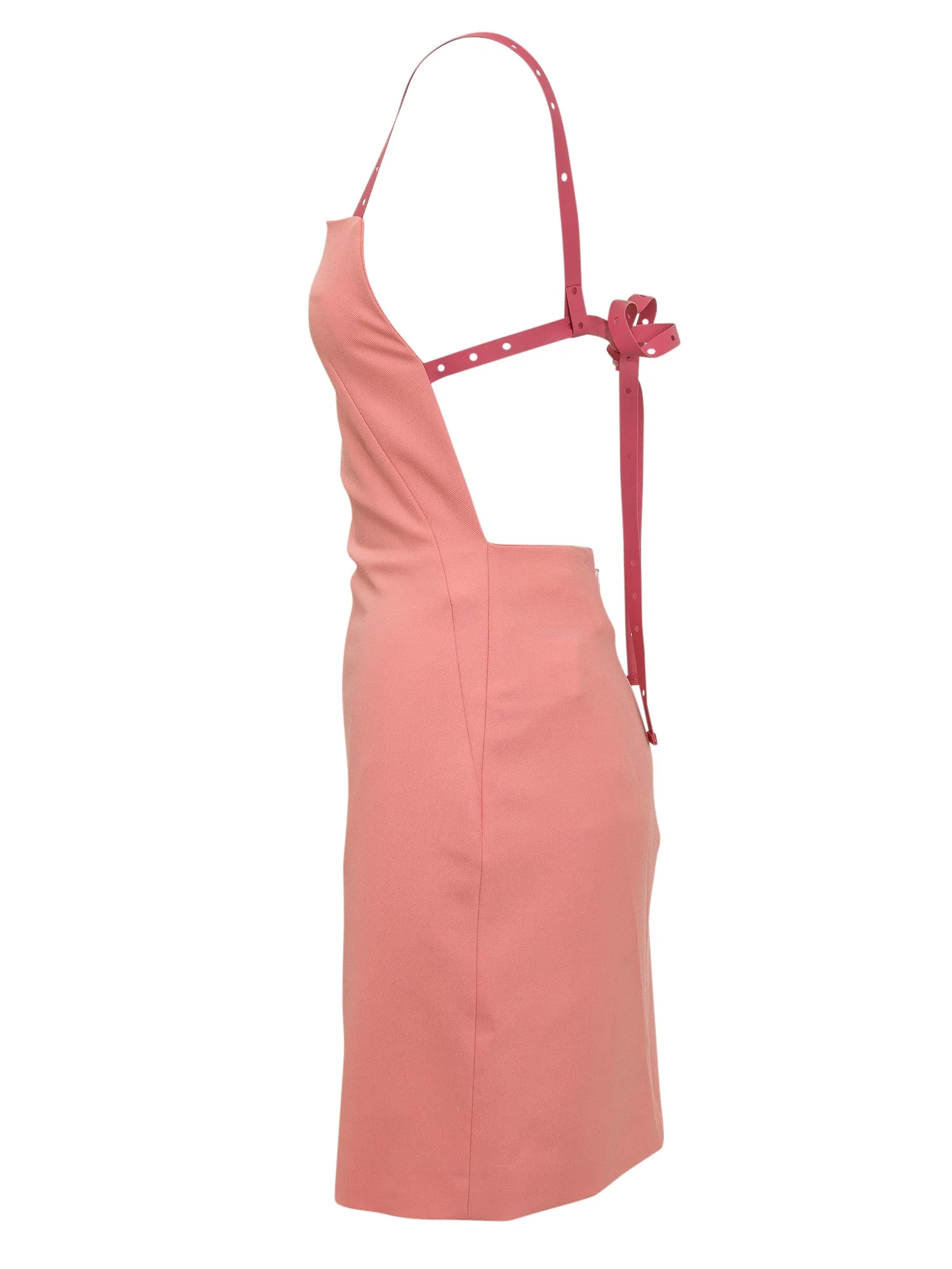 Off-White Open Back Mini Dress