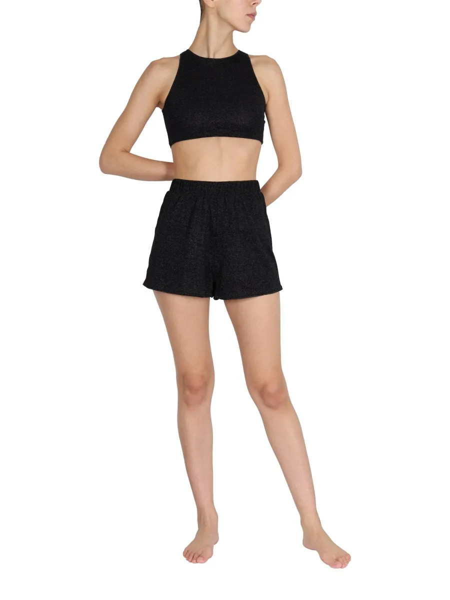 Osree Lumire Round-Neck Crop Top