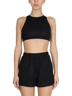 Osree Lumire Round-Neck Crop Top