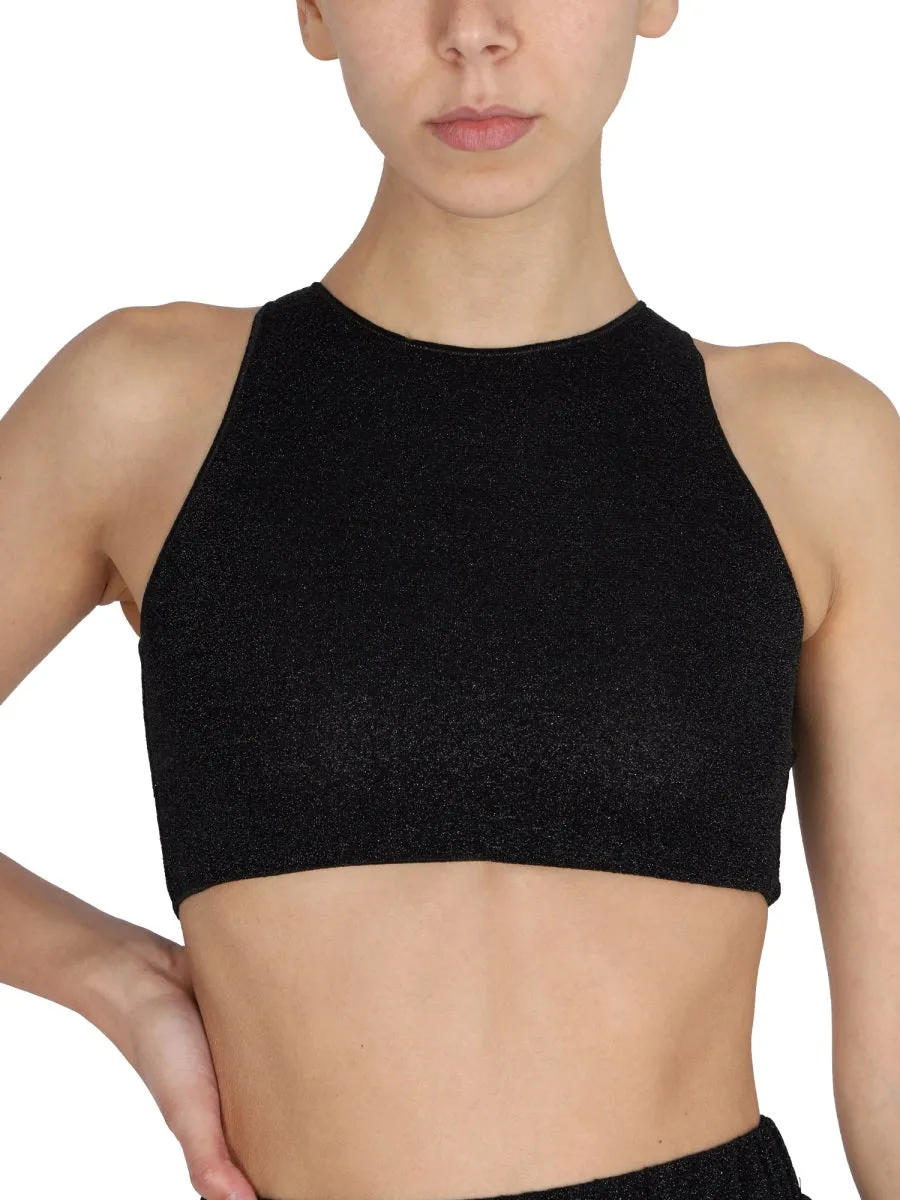 Osree Lumire Round-Neck Crop Top