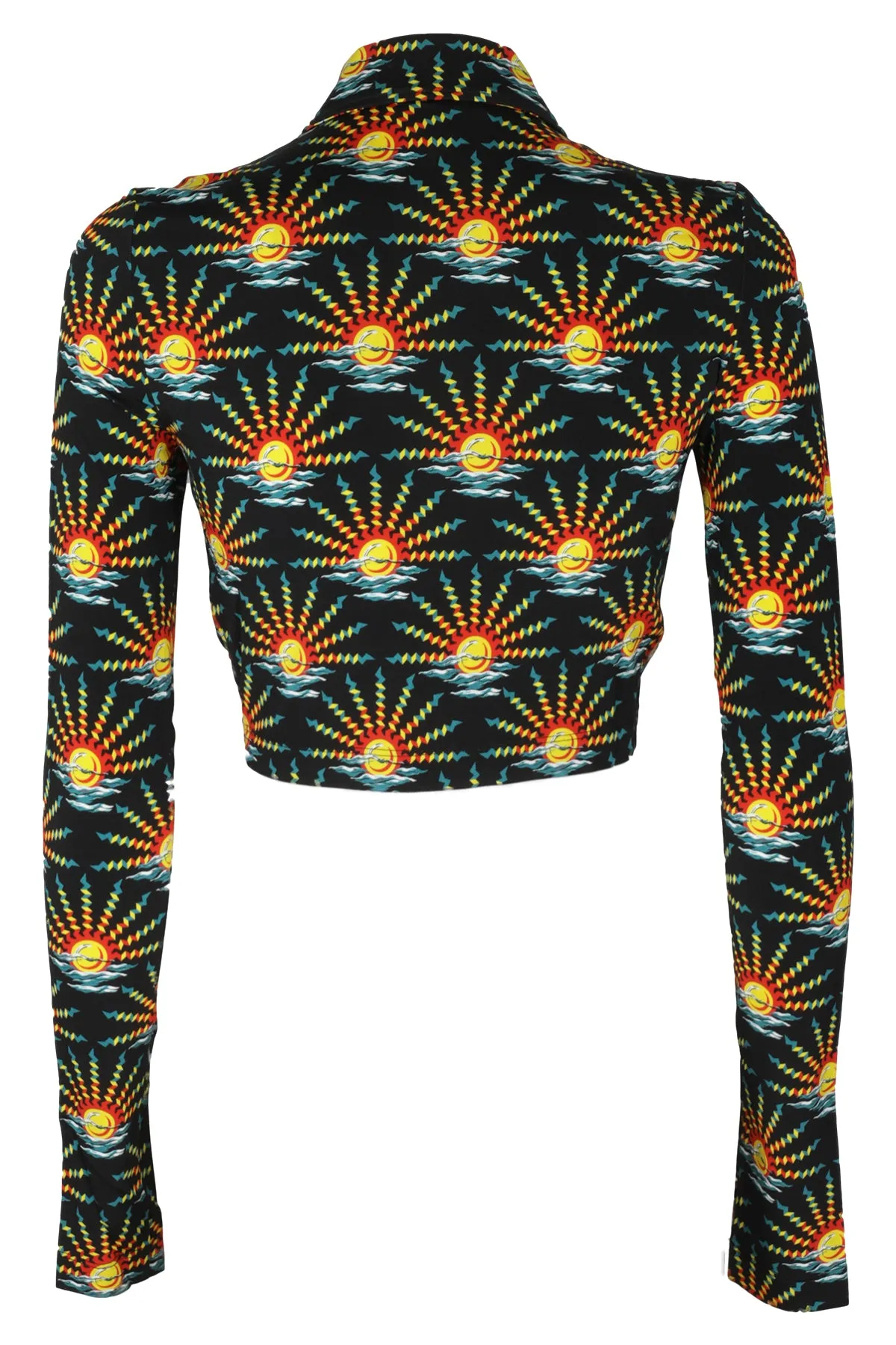 Paco Rabanne Button-Up Cropped Top