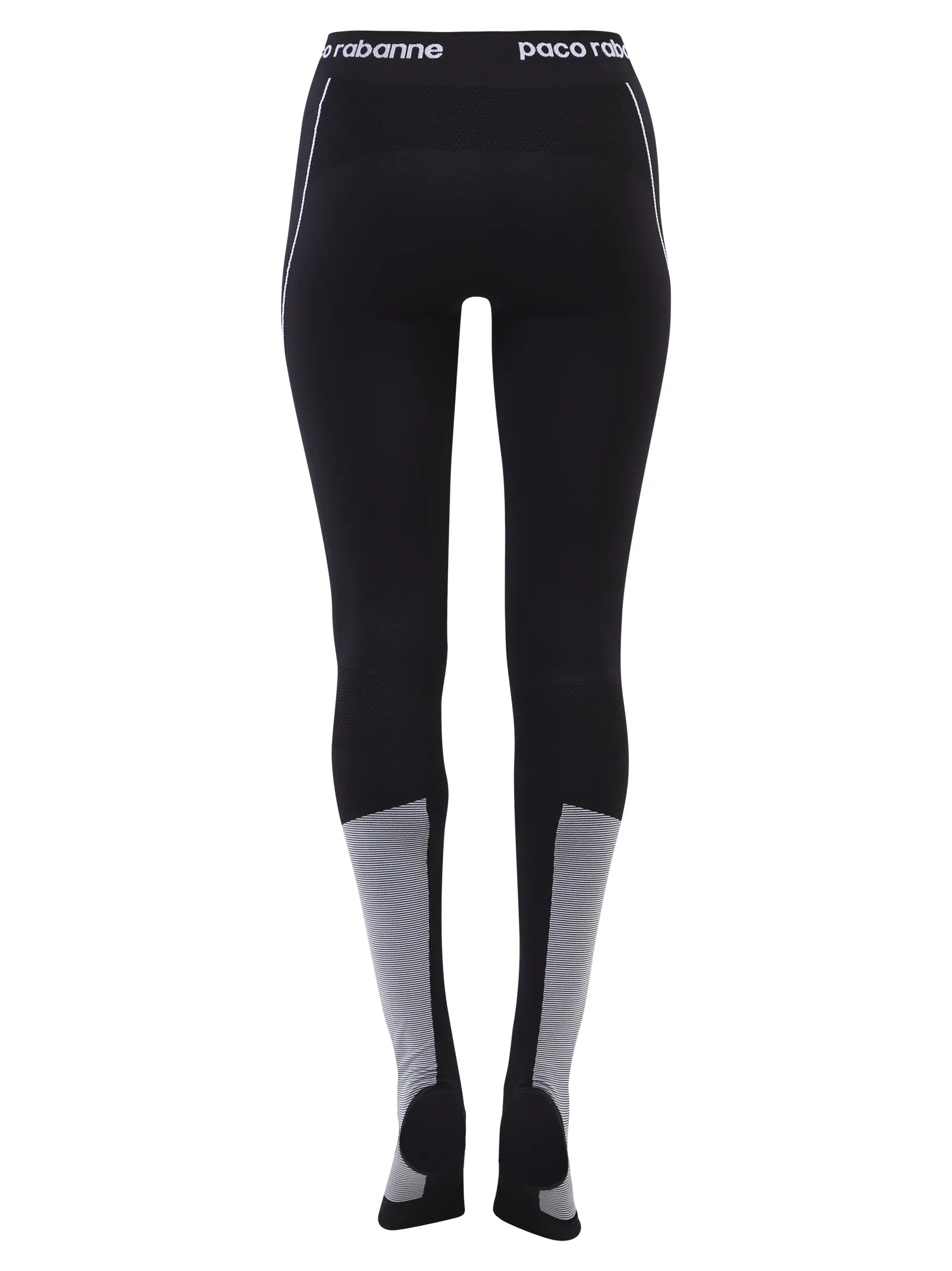 Paco Rabanne Logo Bang Stretch Leggings