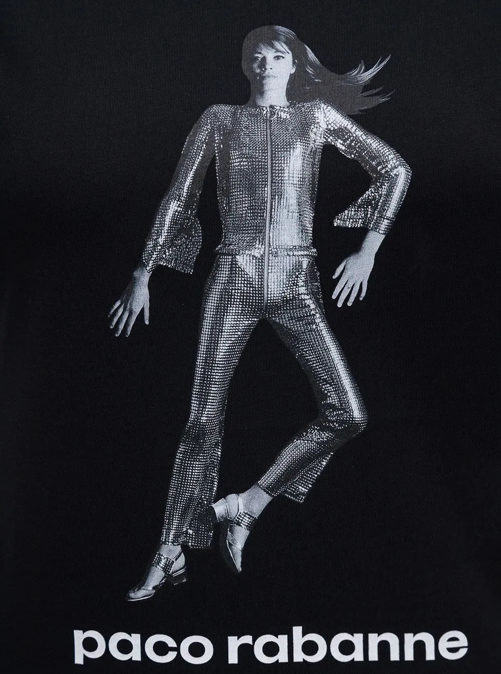Paco Rabanne Logo Printed Crewneck T-Shirt