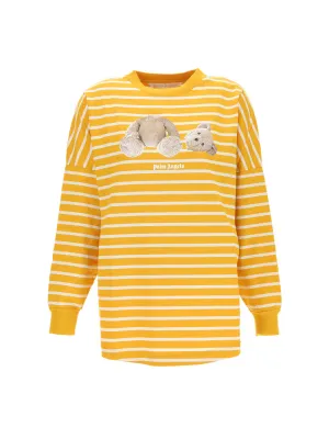 Palm Angels Bear Print Crewneck T-Shirt