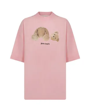 Palm Angels Logo Printed Crewneck T-Shirt