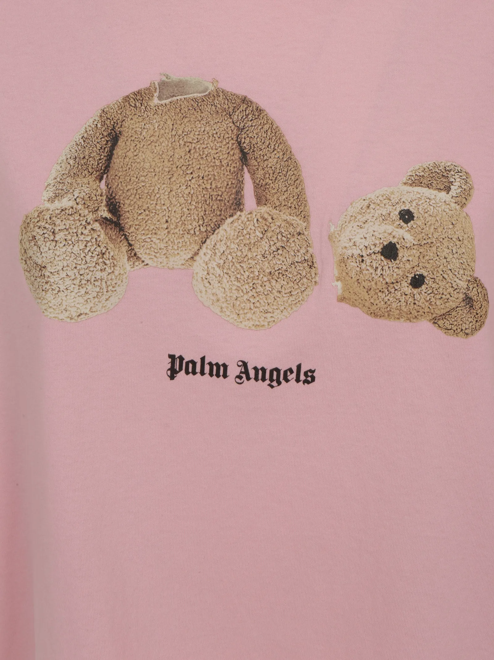 Palm Angels Logo Printed Crewneck T-Shirt