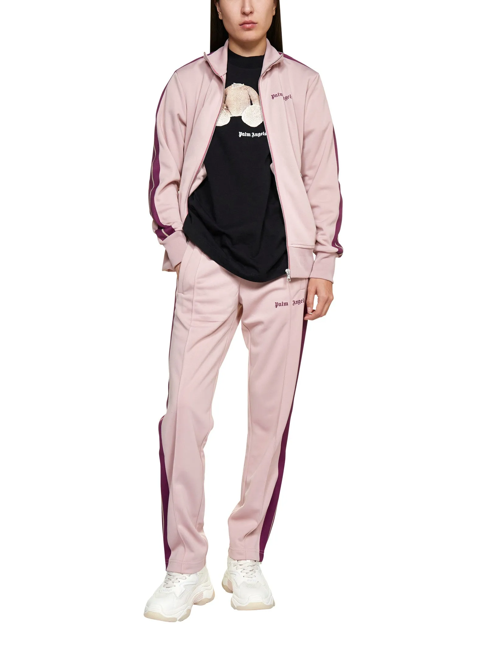 Palm Angels Logo Side-Stripe Track Pants