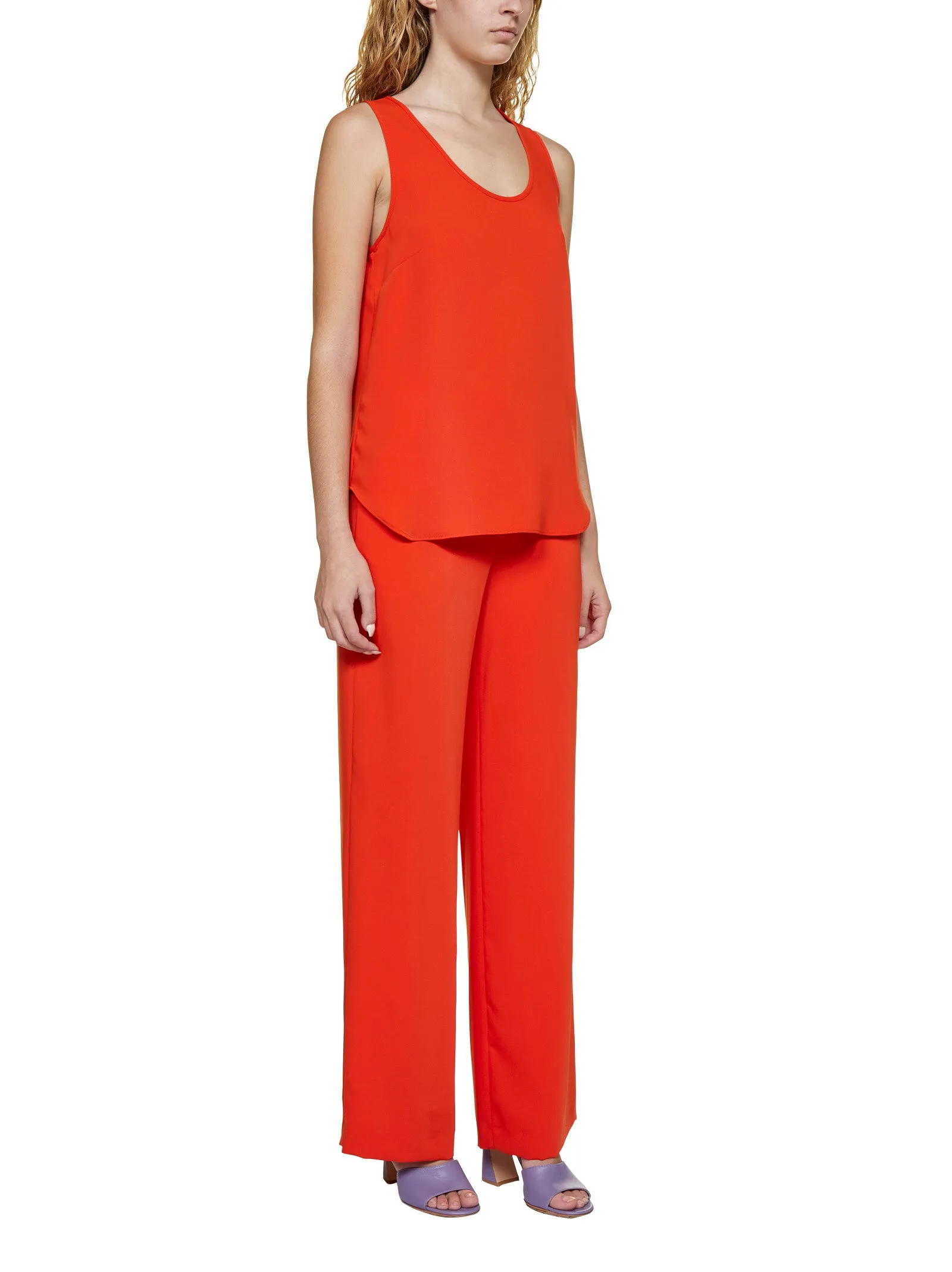 P.A.R.O.S.H. Scoop Neck Sleeveless Top