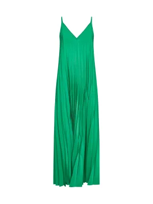 P.A.R.O.S.H. V-Neck Pleated Maxi Dress