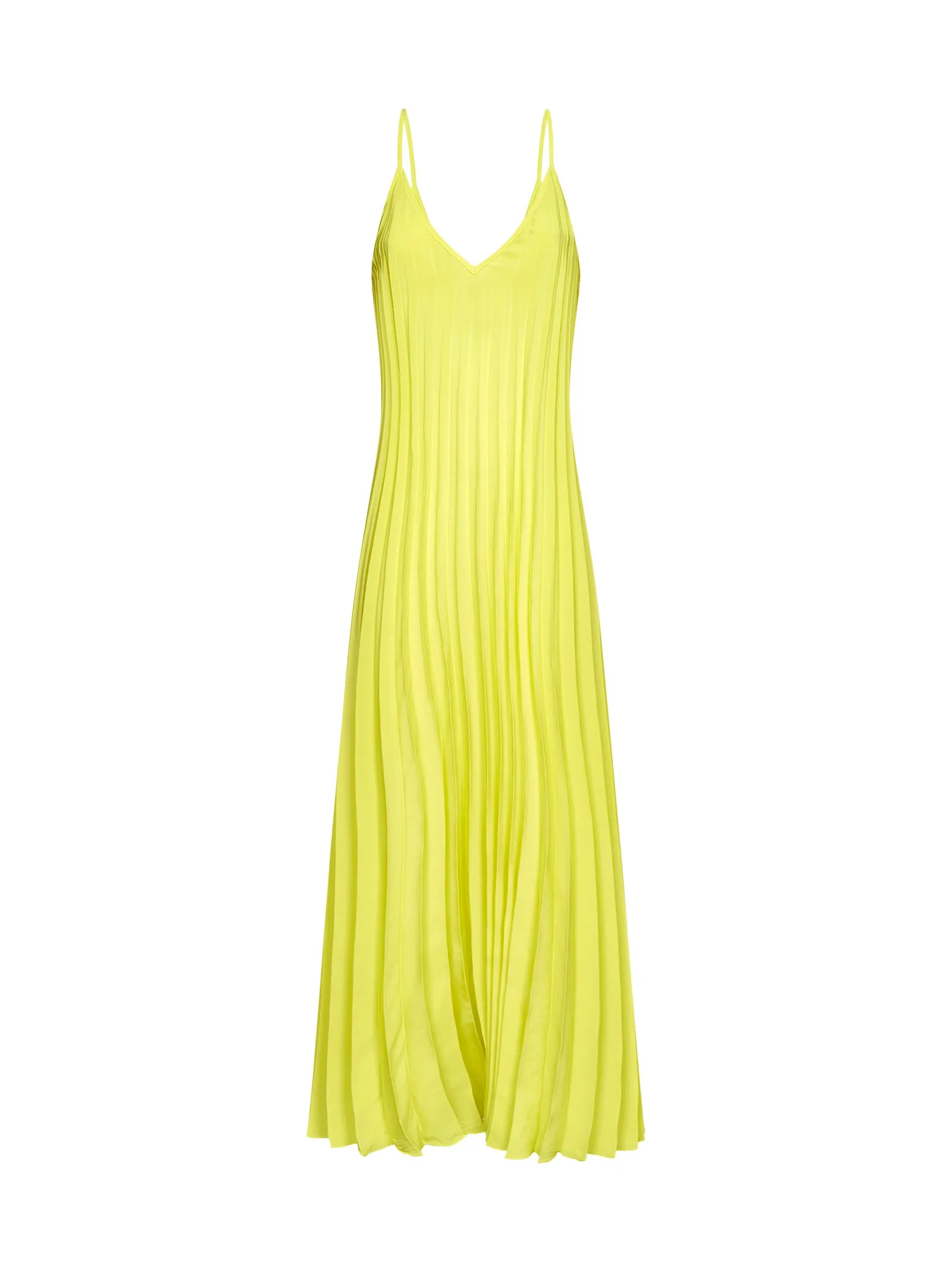 P.A.R.O.S.H. V-Neck Pleated Maxi Dress