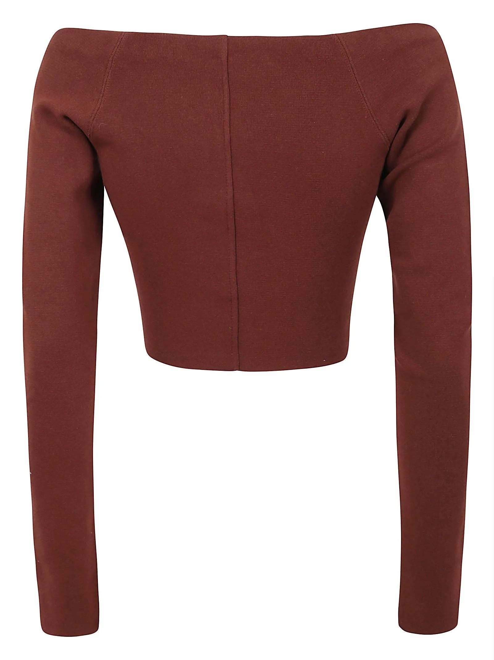 Philosophy Di Lorenzo Serafini Long-Sleeved Cropped Top