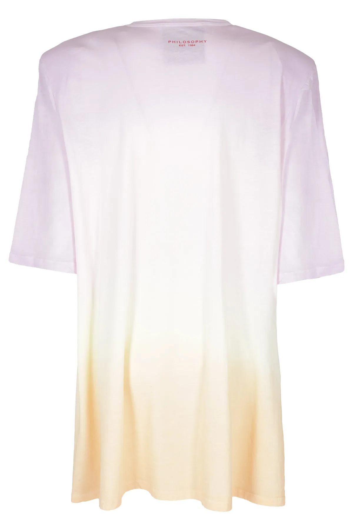 Philosophy Di Lorenzo Serafini Slogan Printed Crewneck T-Shirt
