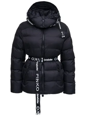 Pinko Belted Waist Padded Jacket