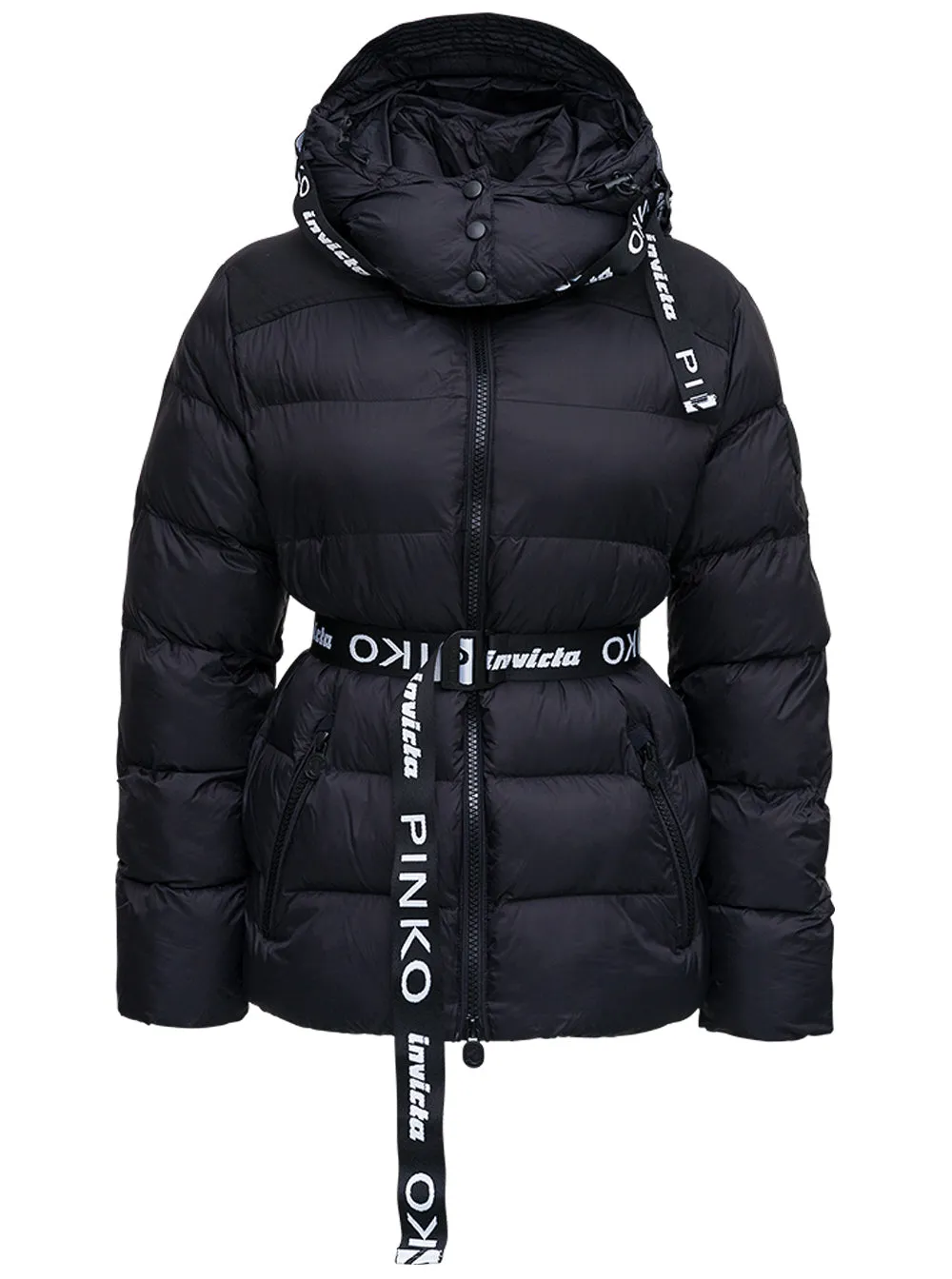 Pinko Belted Waist Padded Jacket