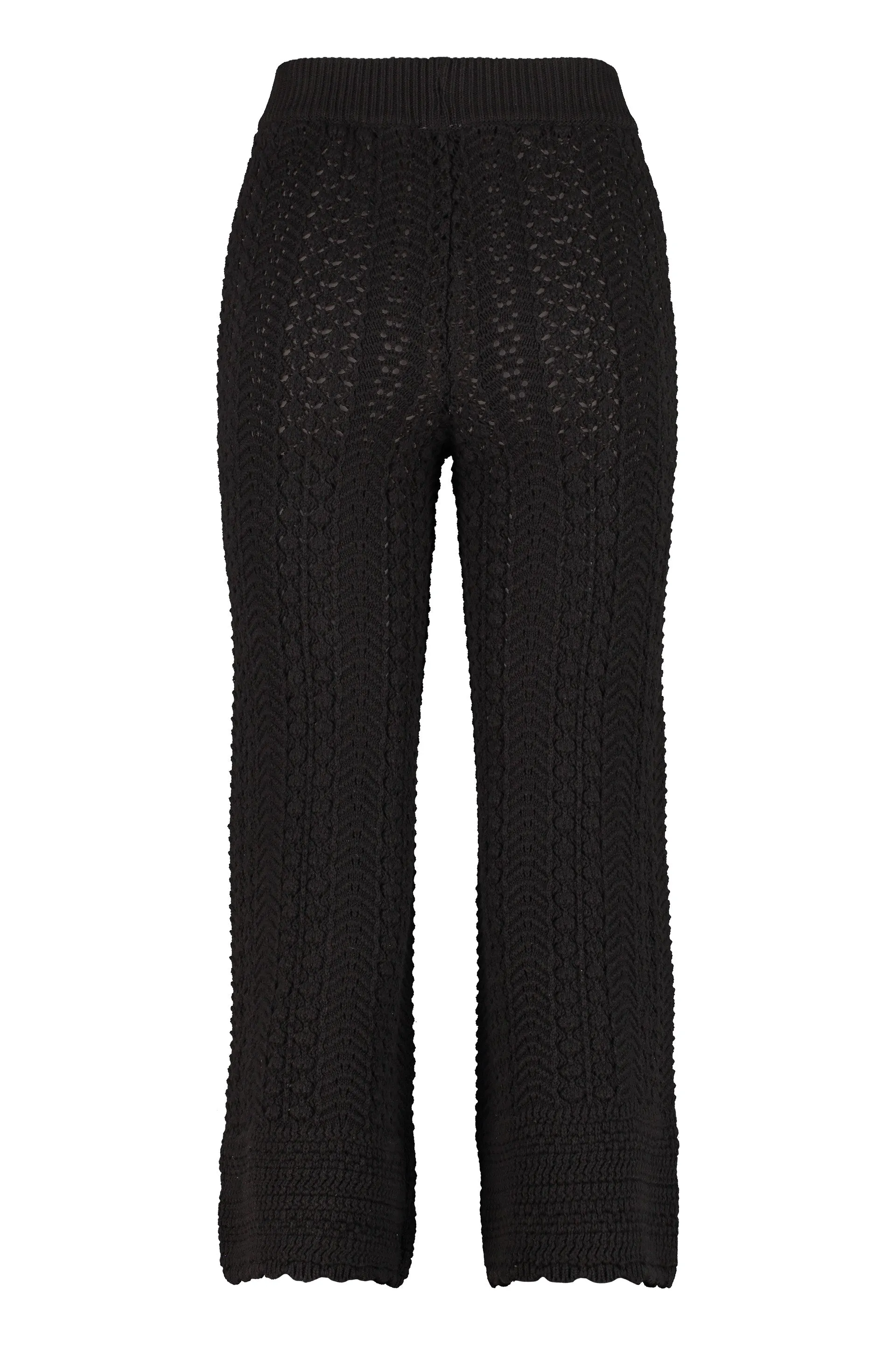 Pinko Drawstring Straight Leg Knitted Trousers