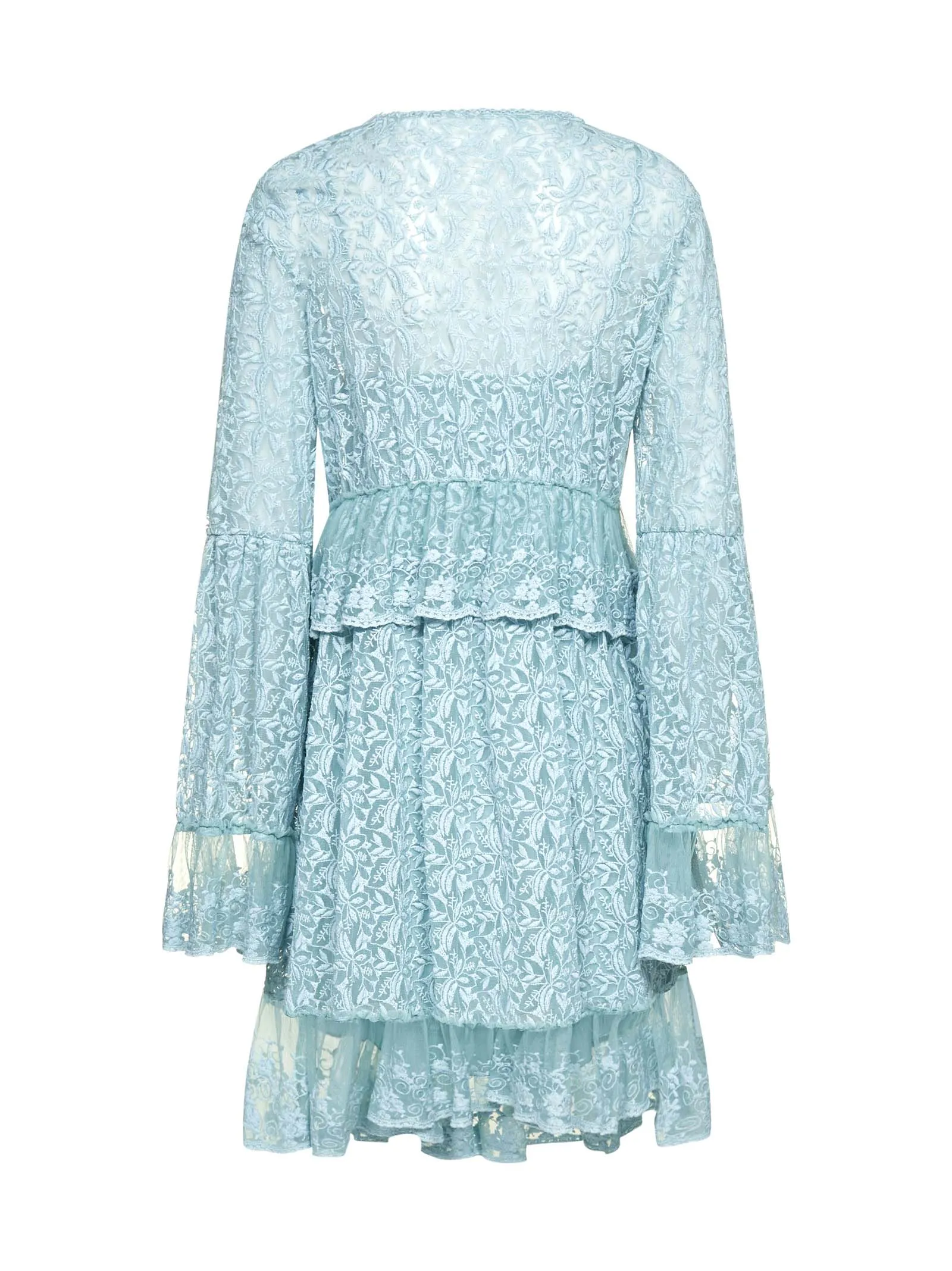 Pinko Embroidered Tulle Mini Dress