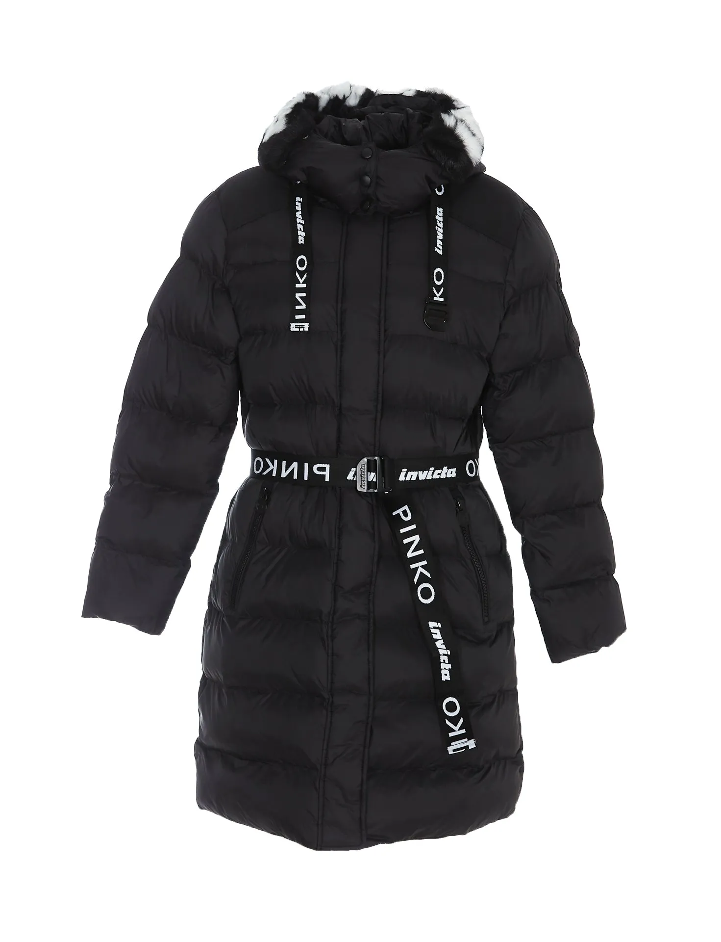 Pinko Logo Band Padded Jacket