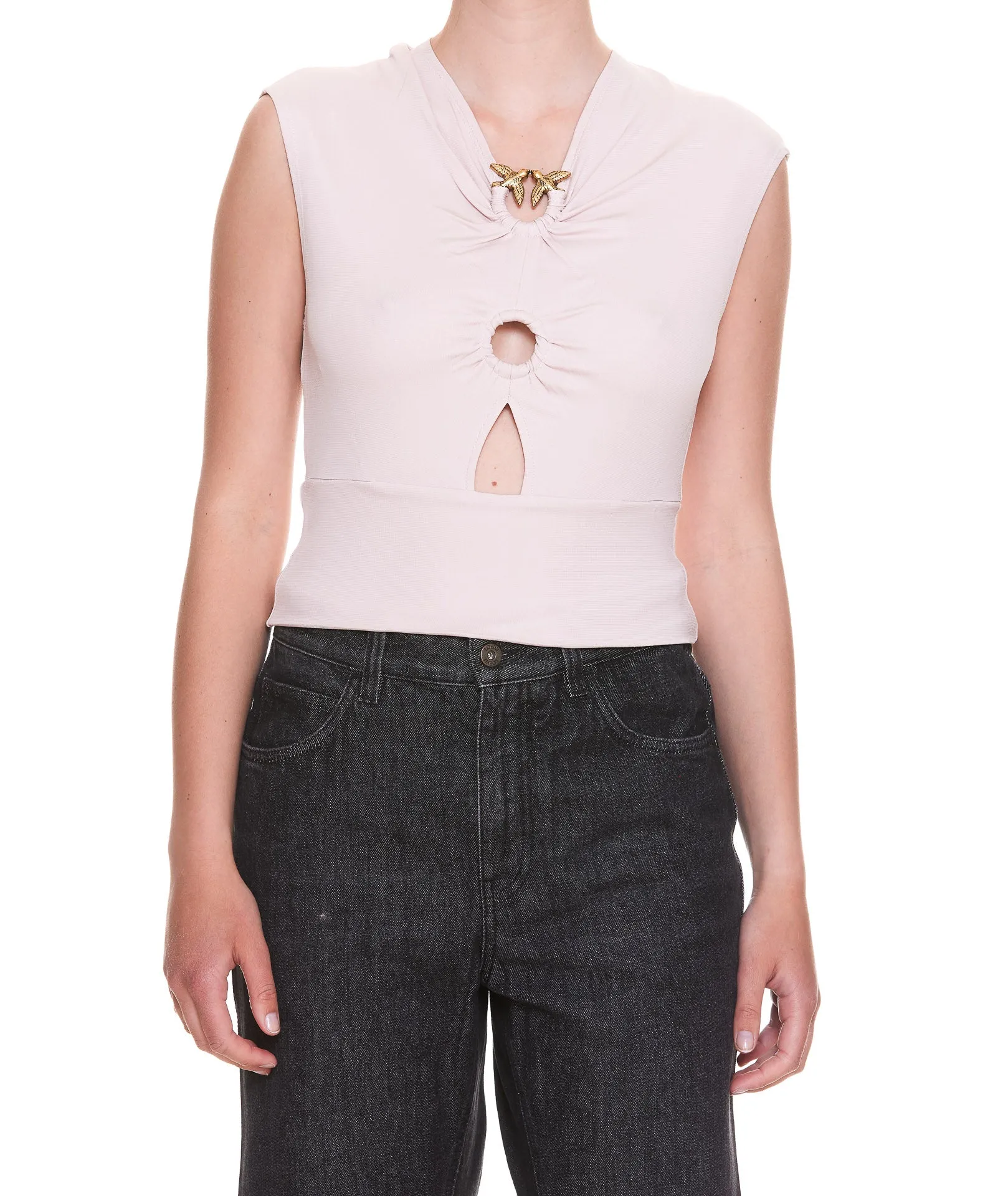 Pinko Logo Plaque Tank Top
