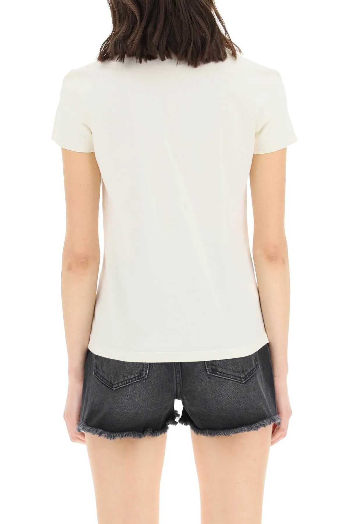 Pinko Logo Printed Crewneck T-Shirt
