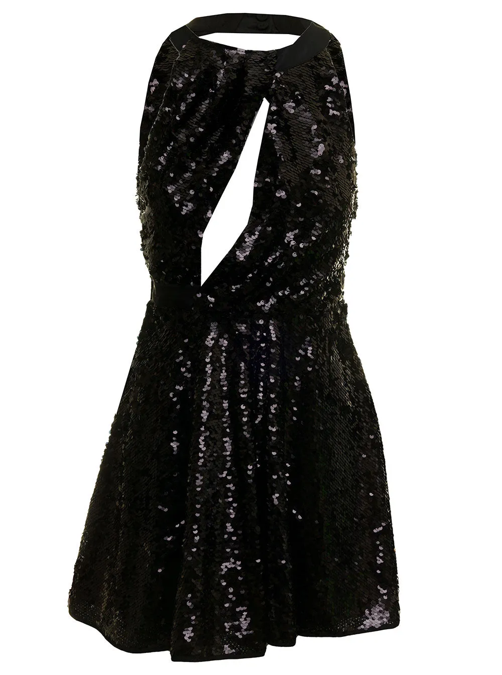 Pinko Open Back Sequin Mini Dress