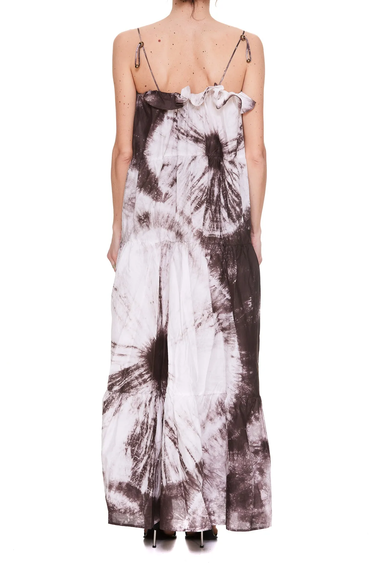 Pinko Tie-Dyed Muslin Maxi Dress