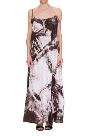 Pinko Tie-Dyed Muslin Maxi Dress