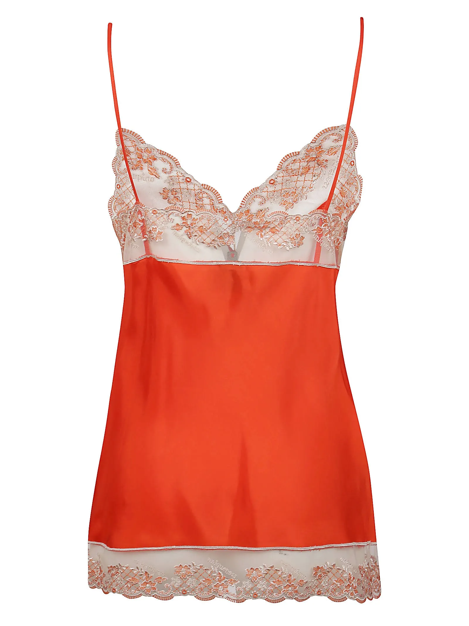 Pinko V-Neck Laces-Detailed Sleeveless Top