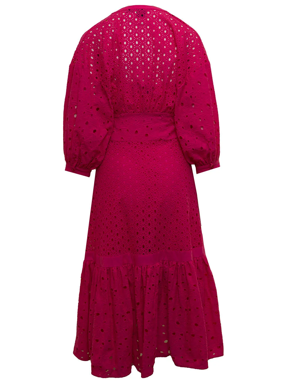 Pinko V-Neck Midi Shirt Dress