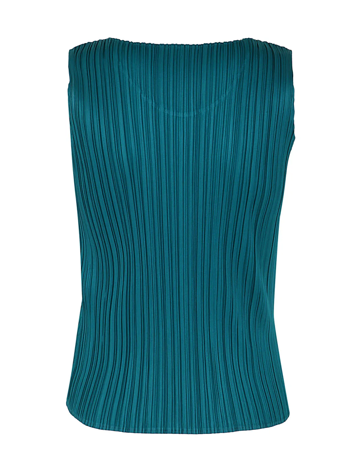 Pleats Please By Issey Miyake Sleeveless Crewneck Top