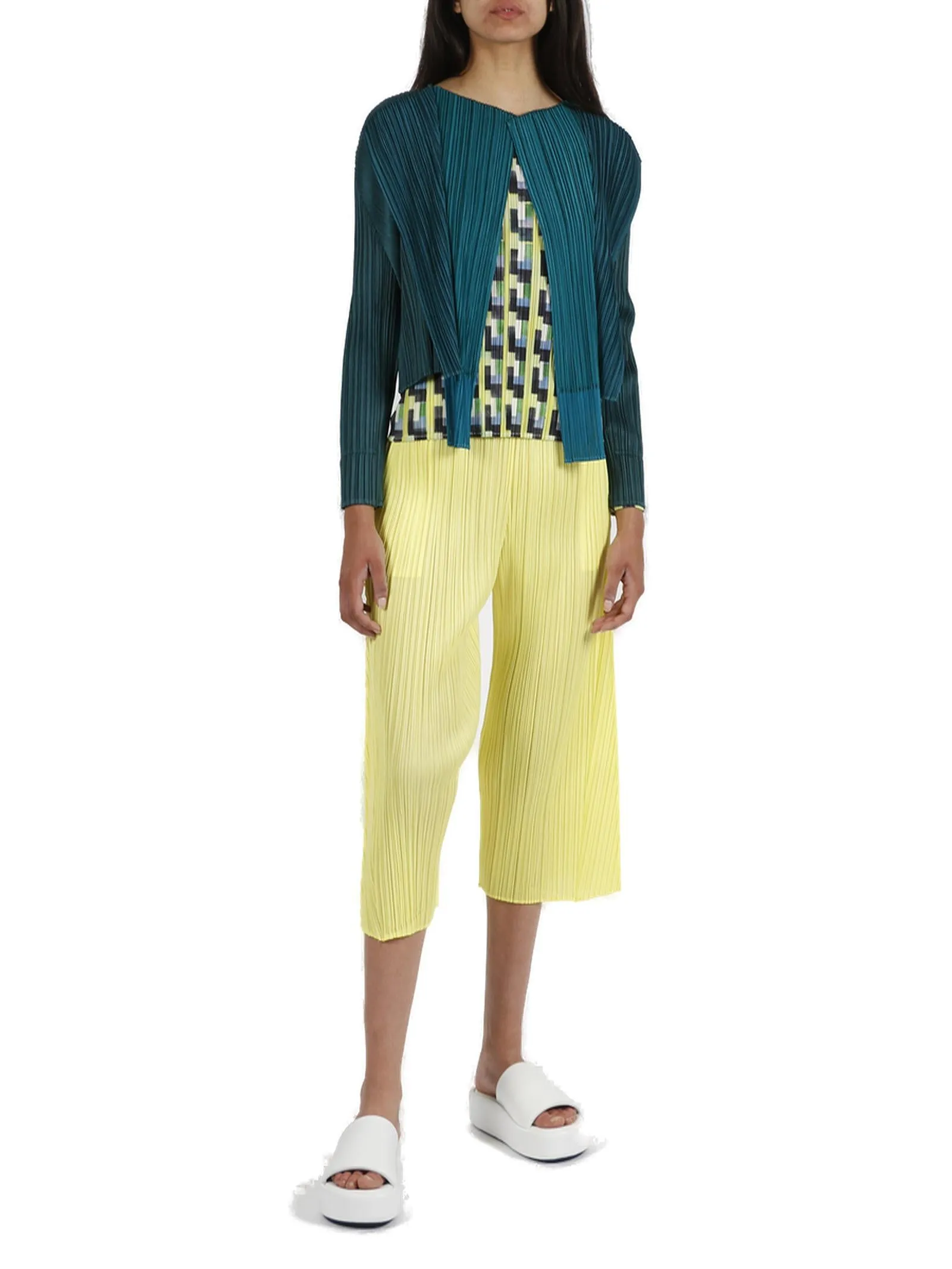 Pleats Please By Issey Miyake Straight-Leg Pants