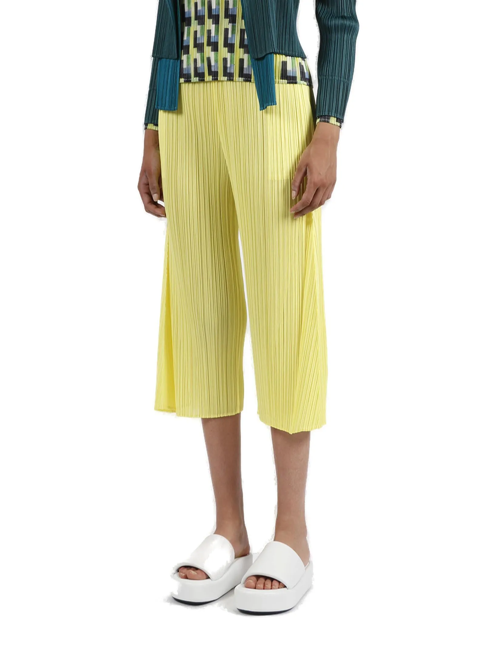 Pleats Please By Issey Miyake Straight-Leg Pants