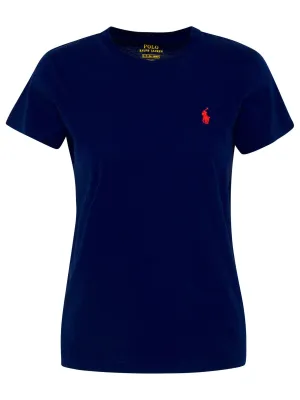 Polo Ralph Lauren Logo Embroidered Crewneck T-Shirt